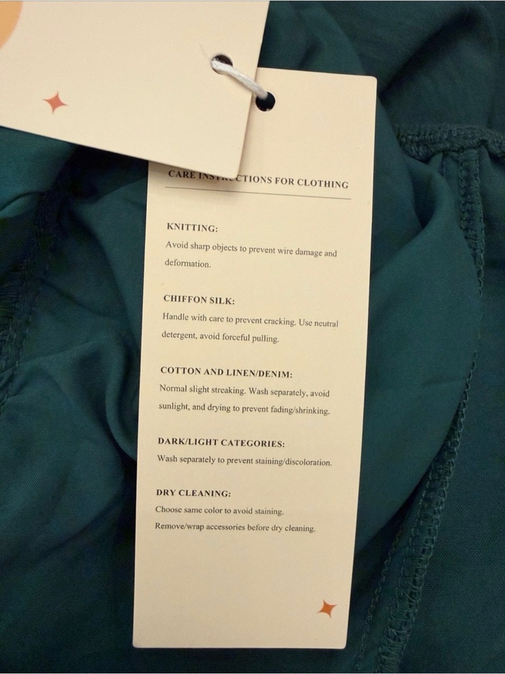 Green Long Sleeve tie back flowy Mini Dress - Picture 6 of 6